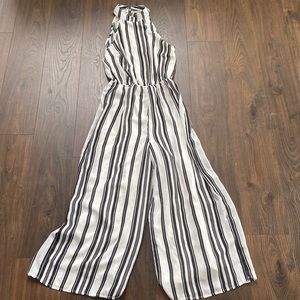 Black & White Jumpsuit. Open back.